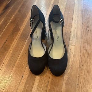 Crystal chunky heel sandal bejeweled crystal